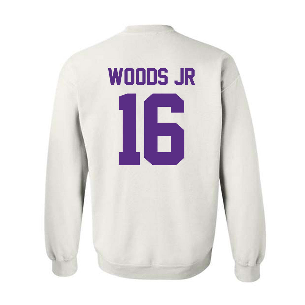 Furman - NCAA Football : Michael Woods Jr - Classic Shersey Crewneck Sweatshirt-1