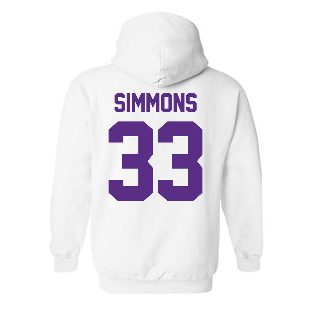 Furman - NCAA Football : Nick Simmons - Classic Shersey Hooded Sweatshirt-1