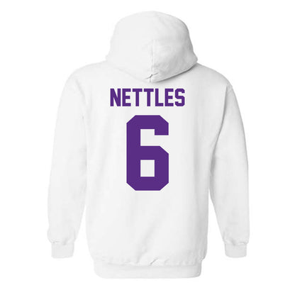 Furman - NCAA Football : CJ Nettles - Classic Shersey Hooded Sweatshirt-1