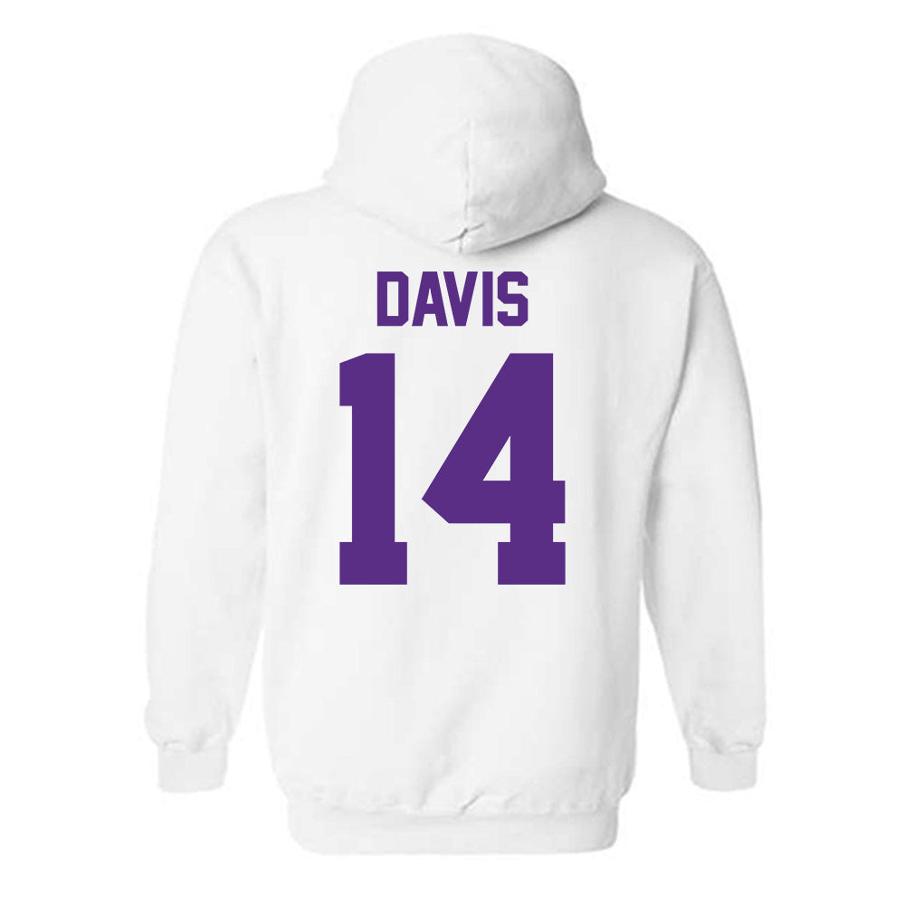 Furman - NCAA Football : Isaiah Davis - Classic Shersey Hooded Sweatshirt-1