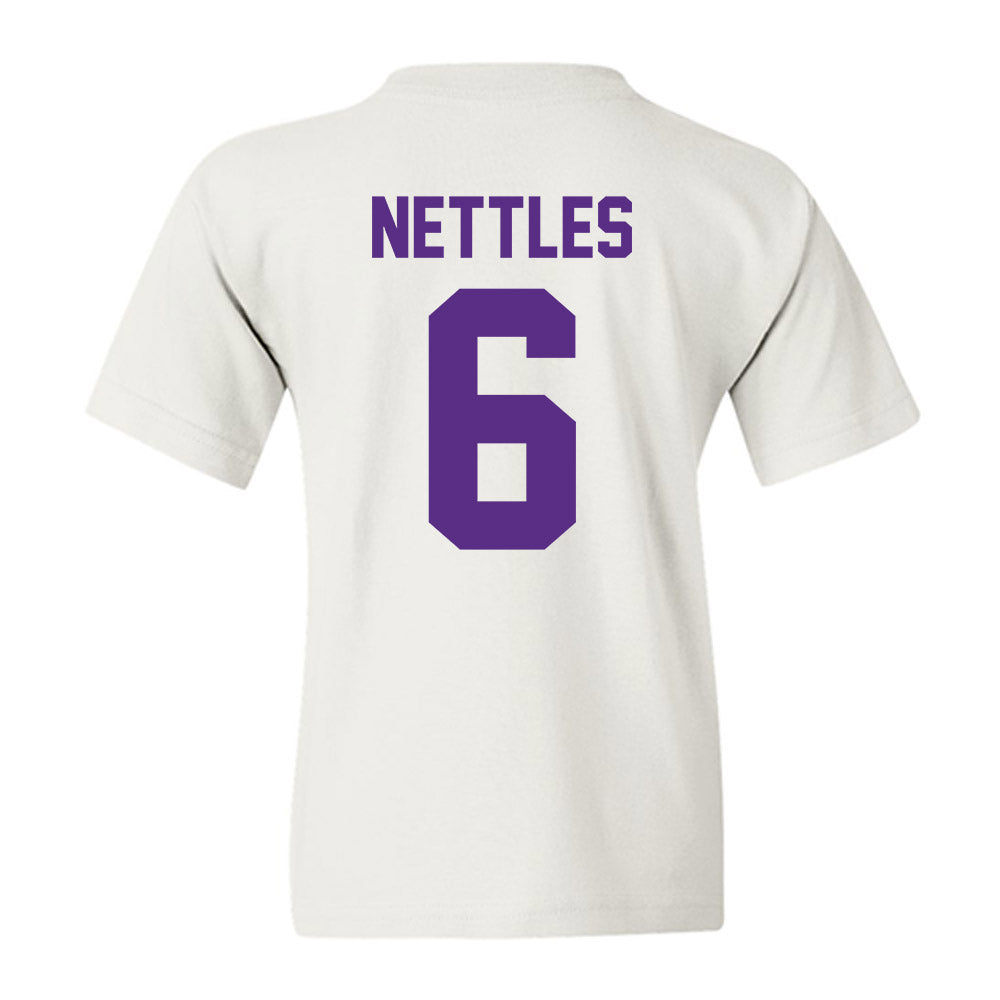 Furman - NCAA Football : CJ Nettles - Classic Shersey Youth T-Shirt-1