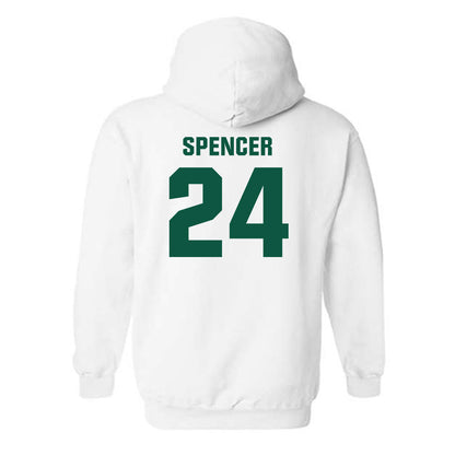 William & Mary - NCAA Men's Basketball : Kaleb Spencer - Hooded Sweatshirt-1
