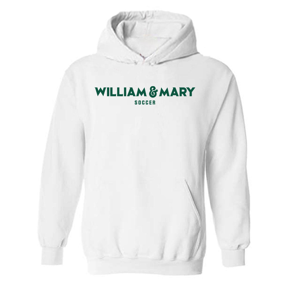 William & Mary - NCAA Men's Soccer : Damen Burney - Hooded Sweatshirt-0