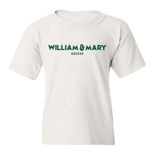 William & Mary - NCAA Men's Soccer : Noah Hiort-Wright - Youth T-Shirt-0
