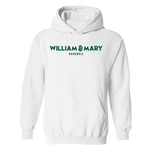 William & Mary - NCAA Baseball : Chase Ecker - Hooded Sweatshirt-0