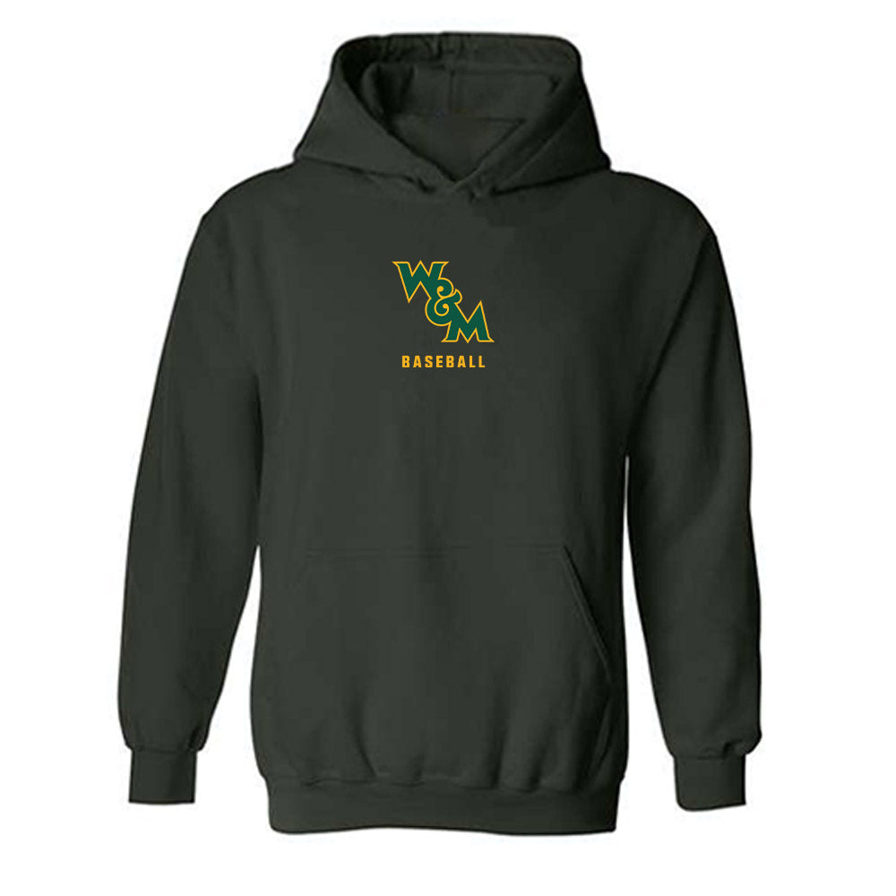 William & Mary - NCAA Baseball : Jackson Woolwine - Hooded Sweatshirt-0