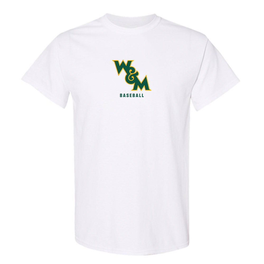William & Mary - NCAA Baseball : Tom Bourque - Classic Shersey T-Shirt-0