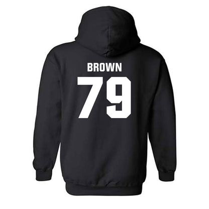 UNC Charlotte - NCAA Football : Tristen Brown - Classic Shersey Hooded Sweatshirt-1