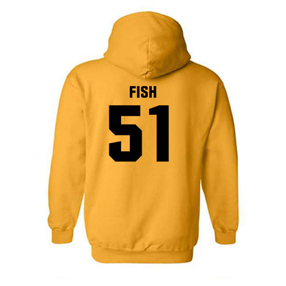 Idaho - NCAA Football : Shepard Fish - Hooded Sweatshirt-1