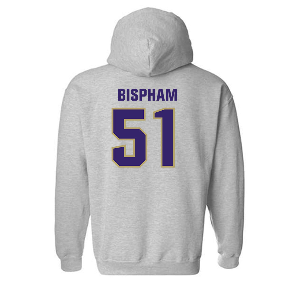 JMU - NCAA Football : Christopher Bispham - Classic Shersey Hooded Sweatshirt-1