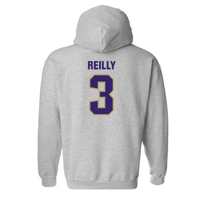 JMU - NCAA Men's Basketball : Cavan Reilly - Classic Shersey Hooded Sweatshirt-1