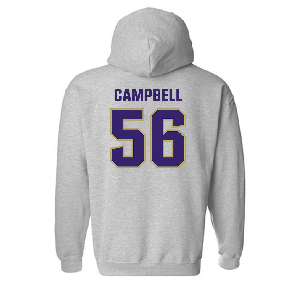 JMU - NCAA Football : JaKobe Campbell - Classic Shersey Hooded Sweatshirt-1