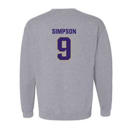 JMU - NCAA Football : Keitrone Simpson - Classic Shersey Crewneck Sweatshirt-1