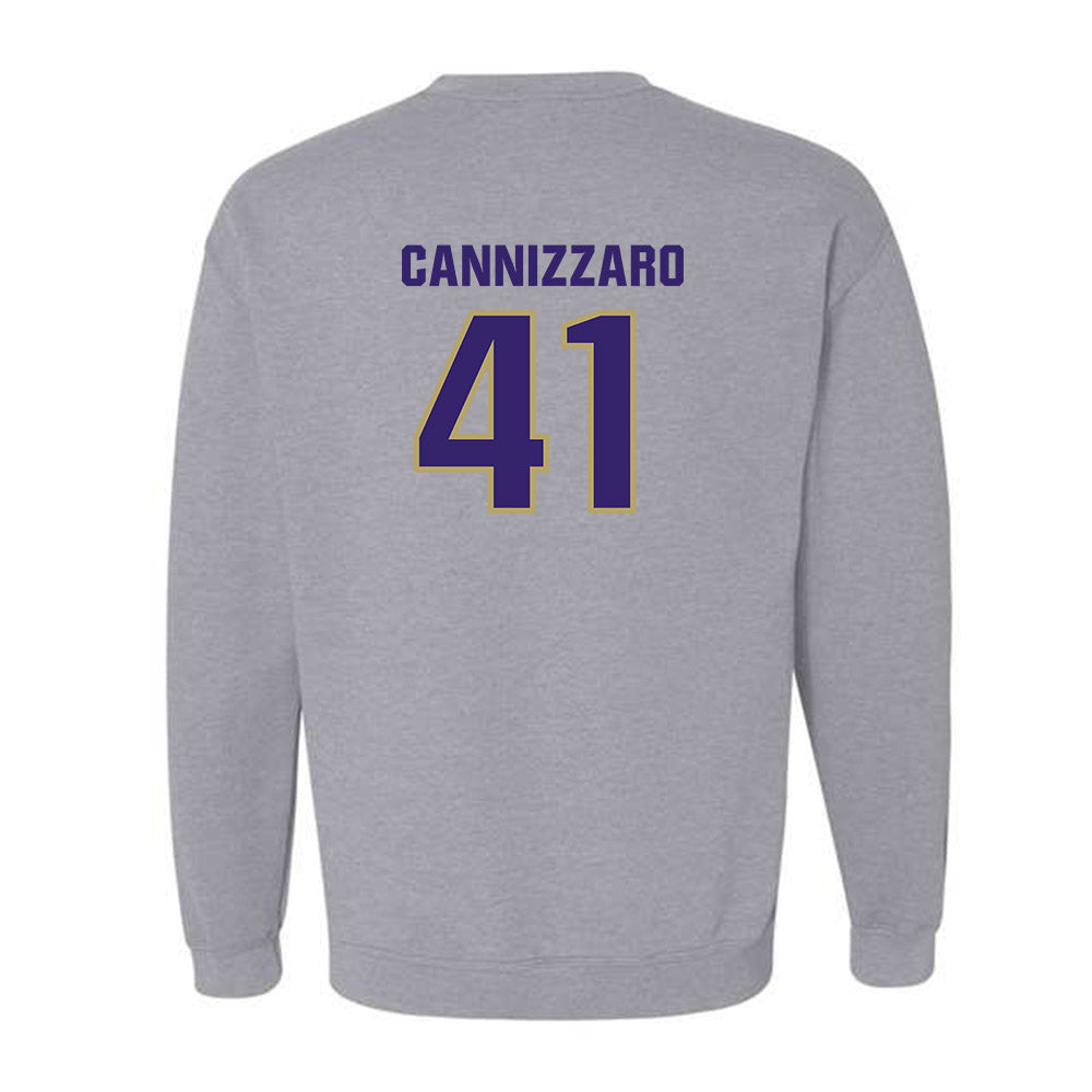 JMU - NCAA Baseball : Jack Cannizzaro - Classic Shersey Crewneck Sweatshirt-1