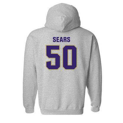 JMU - NCAA Football : Jesse Sears - Classic Shersey Hooded Sweatshirt-1