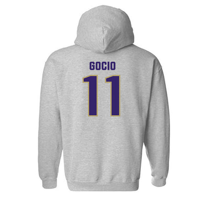 JMU - NCAA Baseball : Ryan Gocio - Classic Shersey Hooded Sweatshirt-1