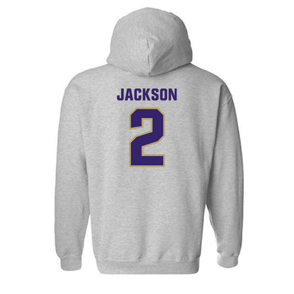 JMU - NCAA Football : Nakian Jackson - Classic Shersey Hooded Sweatshirt-1