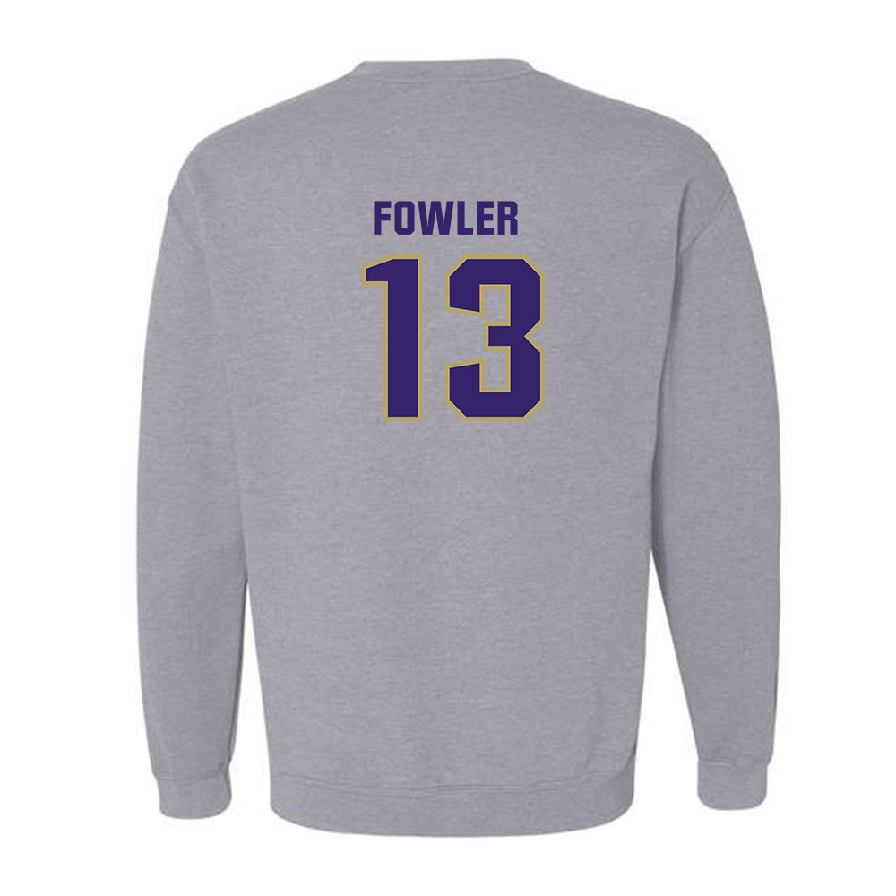JMU - NCAA Men's Basketball : Preston Fowler - Classic Shersey Crewneck Sweatshirt-1