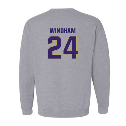 JMU - NCAA Men's Basketball : KJ Windham - Classic Shersey Crewneck Sweatshirt-1