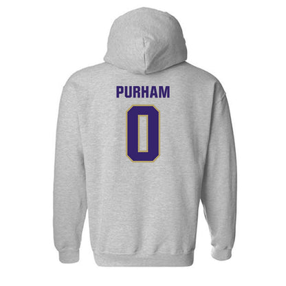JMU - NCAA Football : Mason Purham - Classic Shersey Hooded Sweatshirt-1