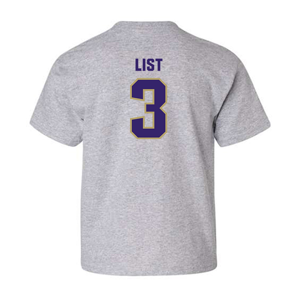 JMU - NCAA Softball : Payton List - Classic Shersey Youth T-Shirt-1