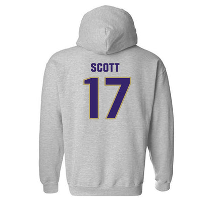 JMU - NCAA Football : Michael Scott - Classic Shersey Hooded Sweatshirt-1