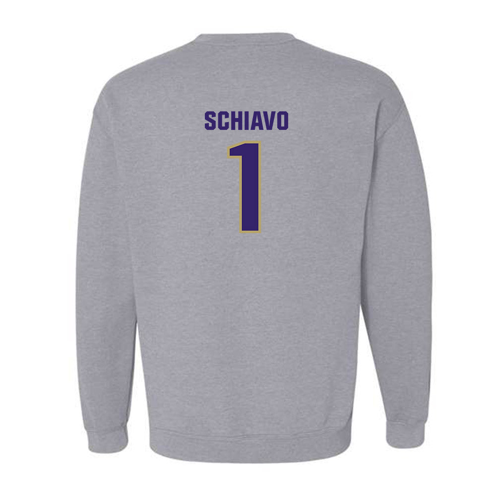 JMU - NCAA Women's Lacrosse : Jolie Schiavo - Classic Shersey Crewneck Sweatshirt-1