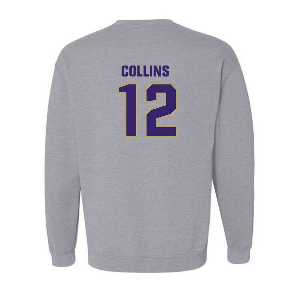 JMU - NCAA Football : Zaron Collins - Classic Shersey Crewneck Sweatshirt-1