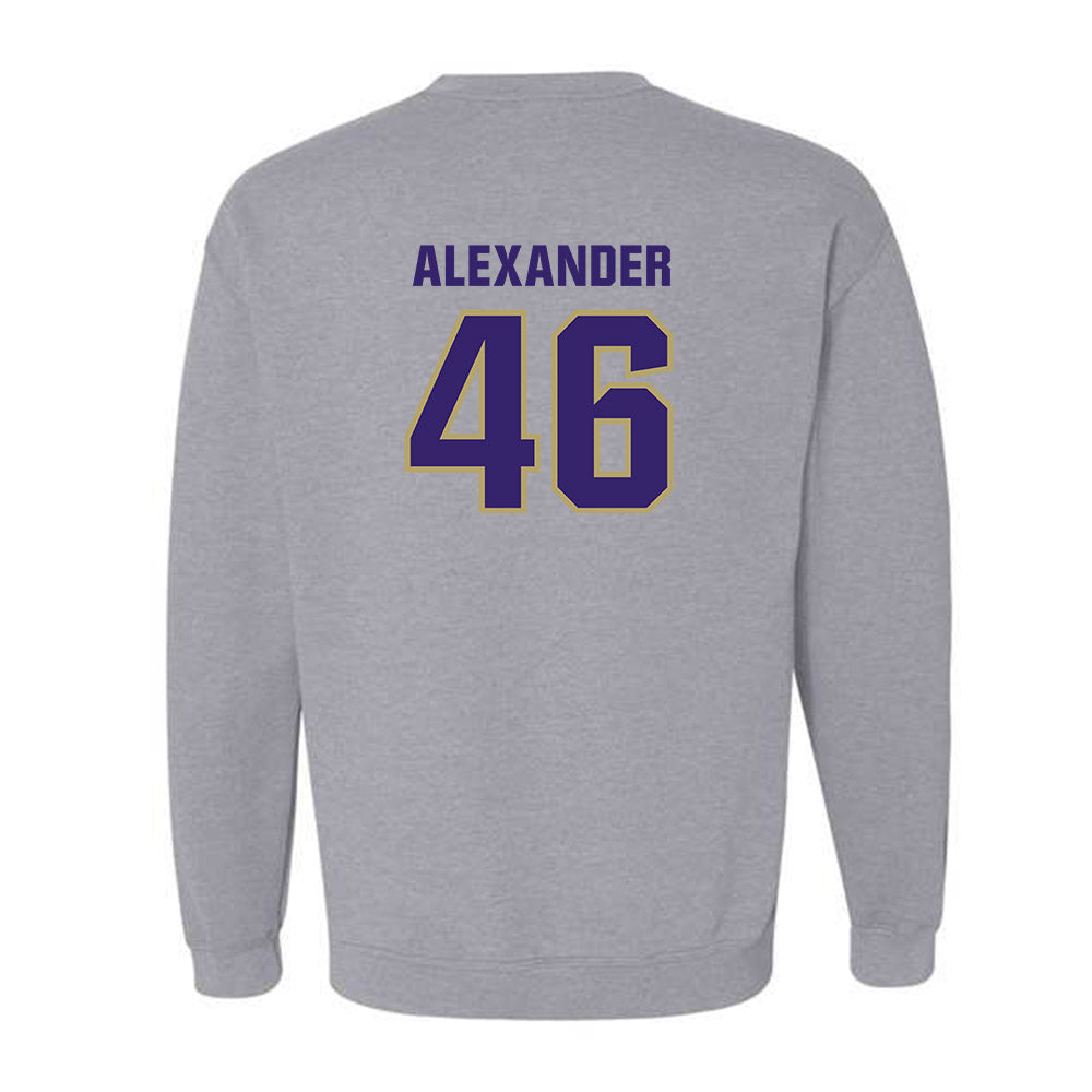 JMU - NCAA Baseball : Luke Alexander - Classic Shersey Crewneck Sweatshirt-1