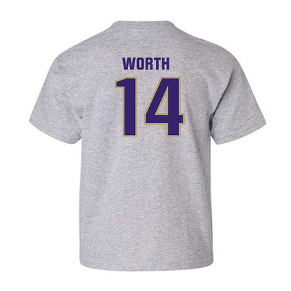 JMU - NCAA Baseball : Conner Worth - Classic Shersey Youth T-Shirt-1