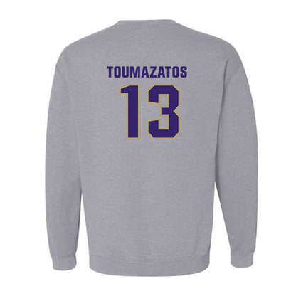 JMU - NCAA Women's Volleyball : Ana Toumazatos - Classic Shersey Crewneck Sweatshirt-1