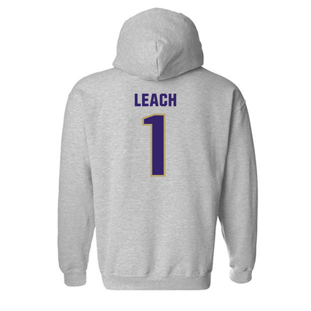 JMU - NCAA Women's Basketball : Maddie Leach - Classic Shersey Hooded Sweatshirt-1
