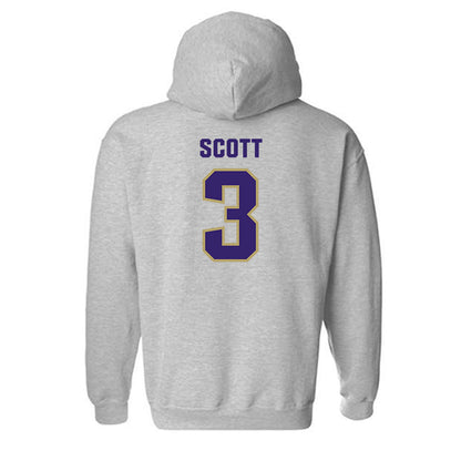 JMU - NCAA Football : Corey Scott - Classic Shersey Hooded Sweatshirt-1