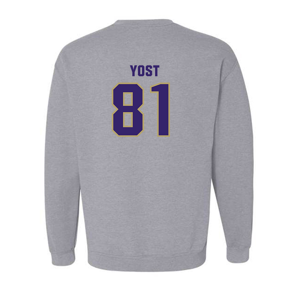 JMU - NCAA Football : Sue Yost - Classic Shersey Crewneck Sweatshirt-1