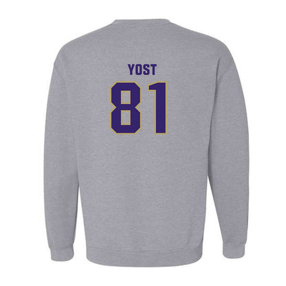 JMU - NCAA Football : Sue Yost - Classic Shersey Crewneck Sweatshirt-1