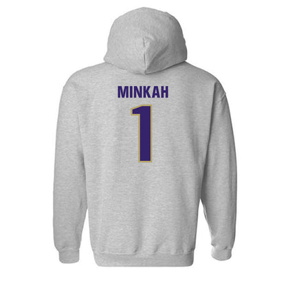 JMU - NCAA Football : Damier Minkah - Classic Shersey Hooded Sweatshirt-1