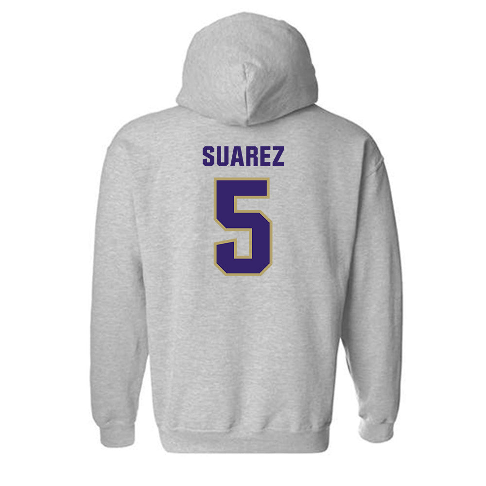JMU - NCAA Football : Morgan Suarez - Classic Shersey Hooded Sweatshirt-1