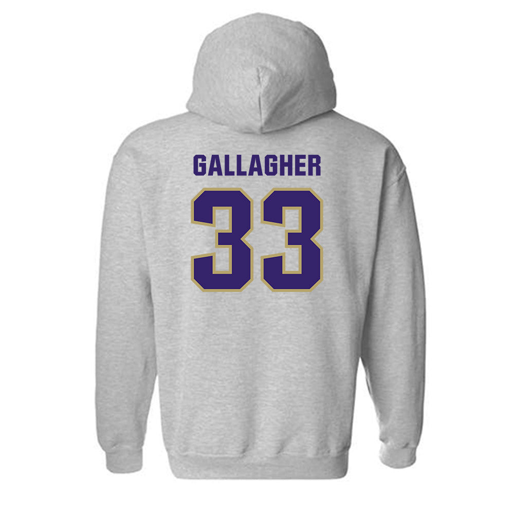 JMU - NCAA Baseball : Aiden Gallagher - Classic Shersey Hooded Sweatshirt-1