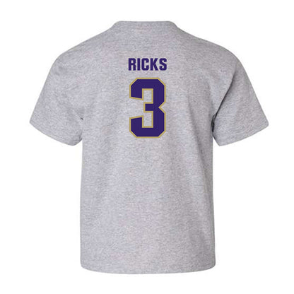 JMU - NCAA Men's Basketball : Eddie Ricks - Classic Shersey Youth T-Shirt-1