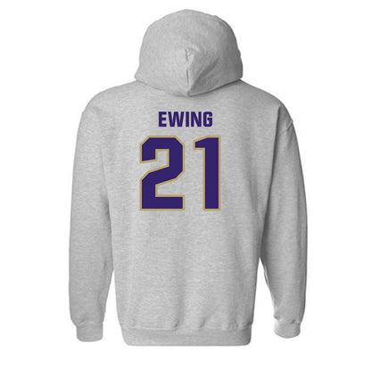 JMU - NCAA Women's Lacrosse : Caroline Ewing - Classic Shersey Hooded Sweatshirt-1