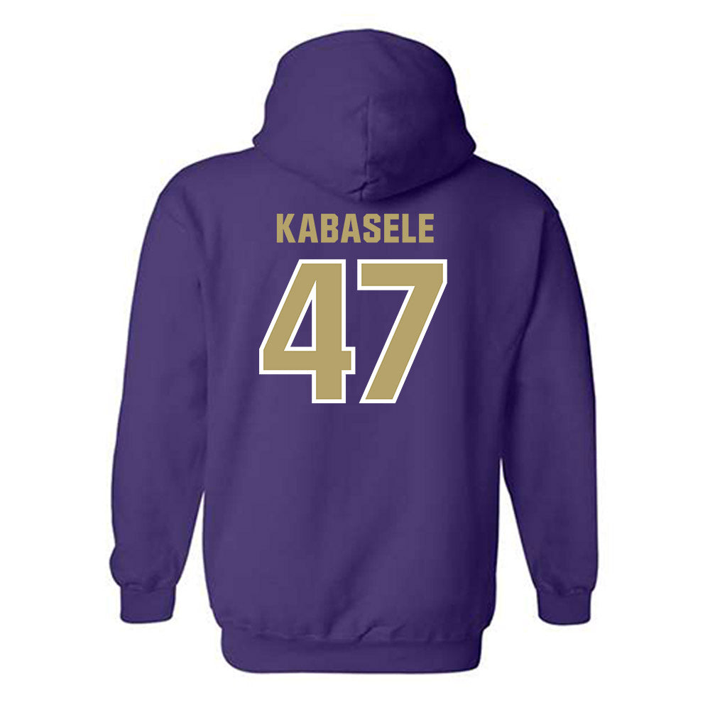 JMU - NCAA Football : Kevin Kabasele - Classic Shersey Hooded Sweatshirt-1