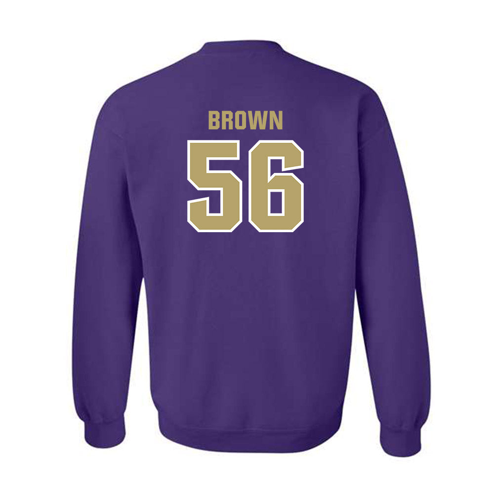 JMU - NCAA Football : Tyler Brown - Classic Shersey Crewneck Sweatshirt-1