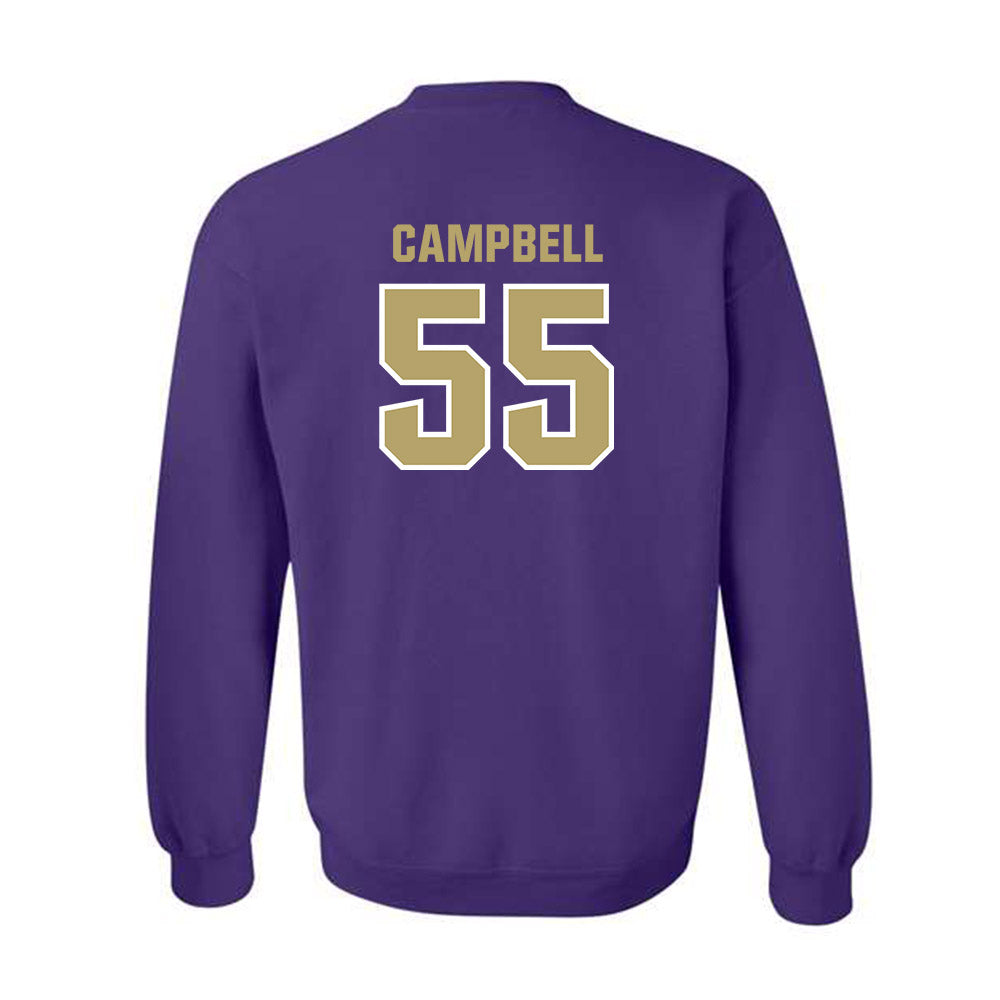 JMU - NCAA Football : JaKobe Campbell - Classic Shersey Crewneck Sweatshirt-1