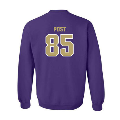 JMU - NCAA Football : Ryder Post - Classic Shersey Crewneck Sweatshirt-1