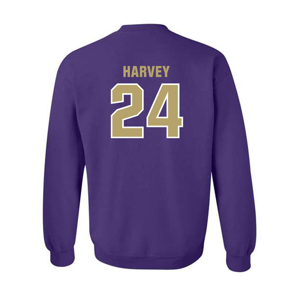 JMU - NCAA Football : Jayon Harvey - Classic Shersey Crewneck Sweatshirt-1