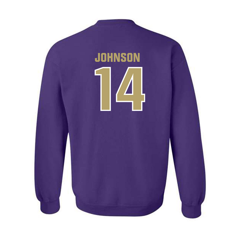 JMU - NCAA Softball : Taylor Johnson - Classic Shersey Crewneck Sweatshirt-1