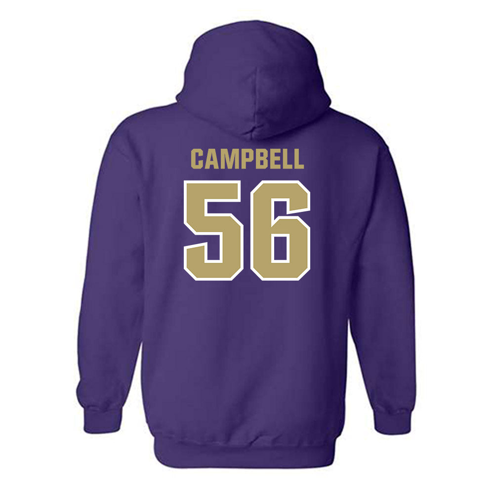 JMU - NCAA Football : JaKobe Campbell - Classic Shersey Hooded Sweatshirt-1