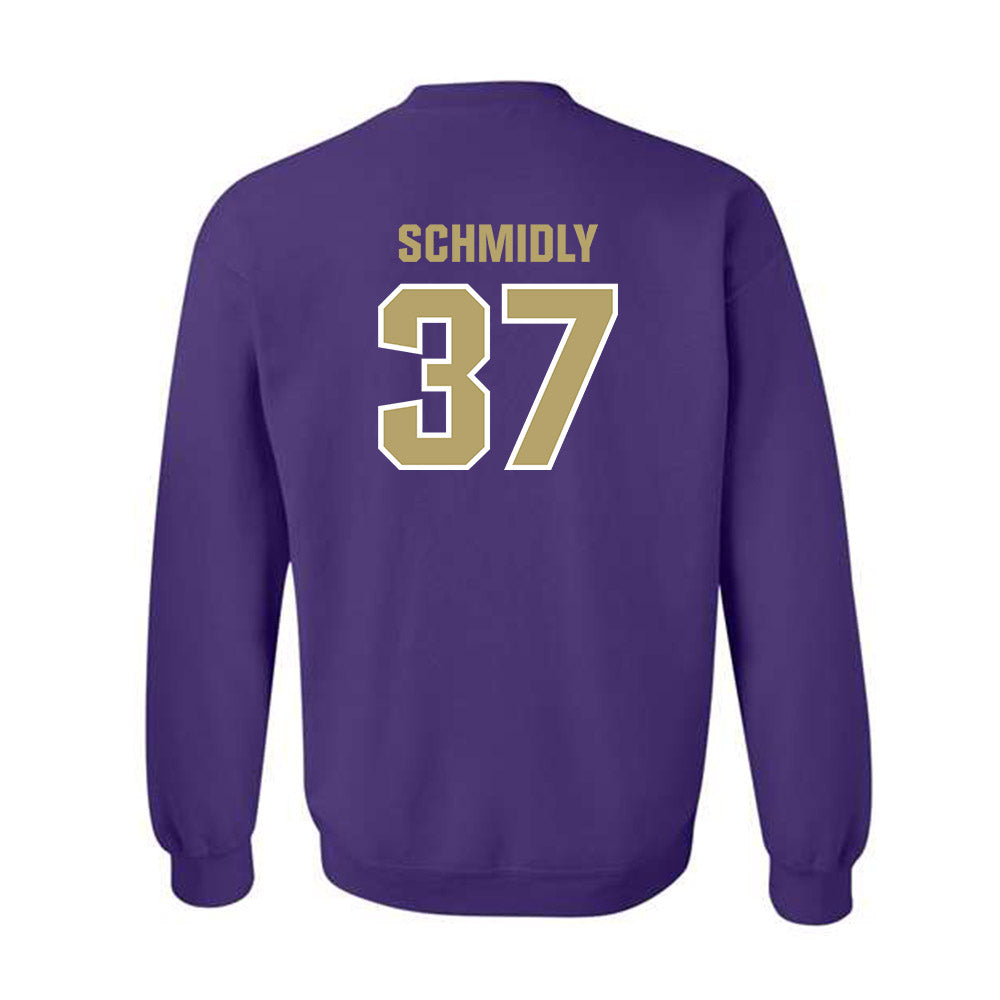 JMU - NCAA Baseball : Ike Schmidly - Classic Shersey Crewneck Sweatshirt-1