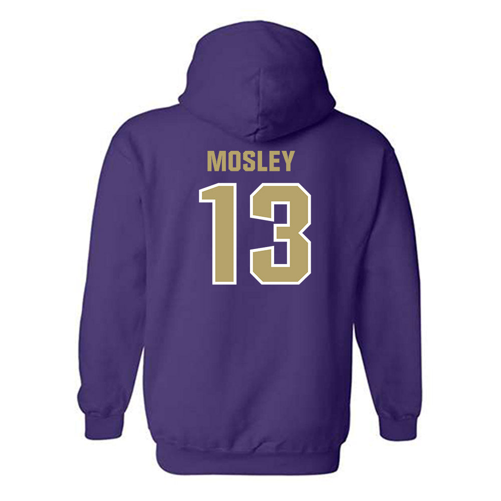 JMU - NCAA Football : KD Mosley - Classic Shersey Hooded Sweatshirt-1