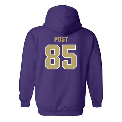 JMU - NCAA Football : Ryder Post - Classic Shersey Hooded Sweatshirt-1